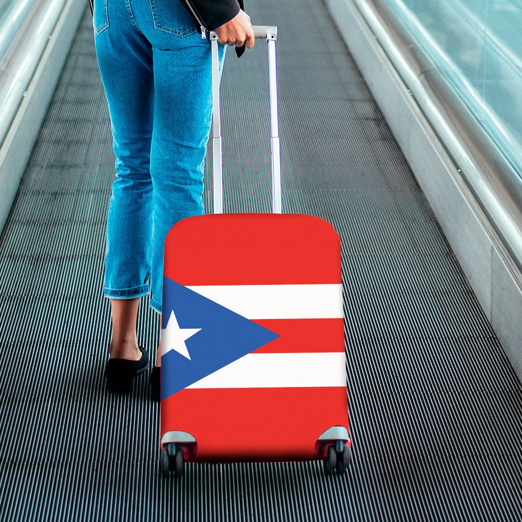 Puerto Rican Flag Print Luggage Cover