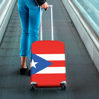 Puerto Rican Flag Print Luggage Cover