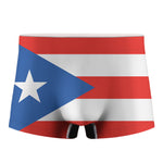 Puerto Rican Flag Print Men's Boxer Briefs