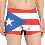 Puerto Rican Flag Print Men's Boxer Briefs