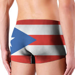 Puerto Rican Flag Print Men's Boxer Briefs