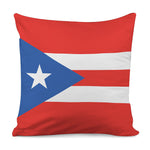 Puerto Rican Flag Print Pillow Cover