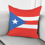 Puerto Rican Flag Print Pillow Cover