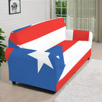 Puerto Rican Flag Print Sofa Cover