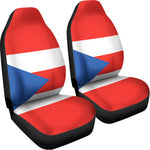 Puerto Rican Flag Print Universal Fit Car Seat Covers