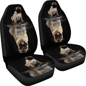 Pug Reflection Universal Fit Car Seat Covers GearFrost