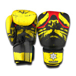 Pug With Glasses Portrait Print Boxing Gloves