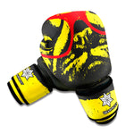 Pug With Glasses Portrait Print Boxing Gloves