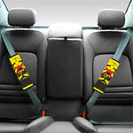 Pug With Glasses Portrait Print Car Seat Belt Covers