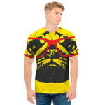 Pug With Glasses Portrait Print Men's T-Shirt