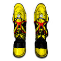 Pug With Glasses Portrait Print Muay Thai Shin Guards