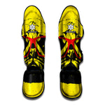 Pug With Glasses Portrait Print Muay Thai Shin Guard