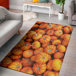 Pumpkin Print Area Rug