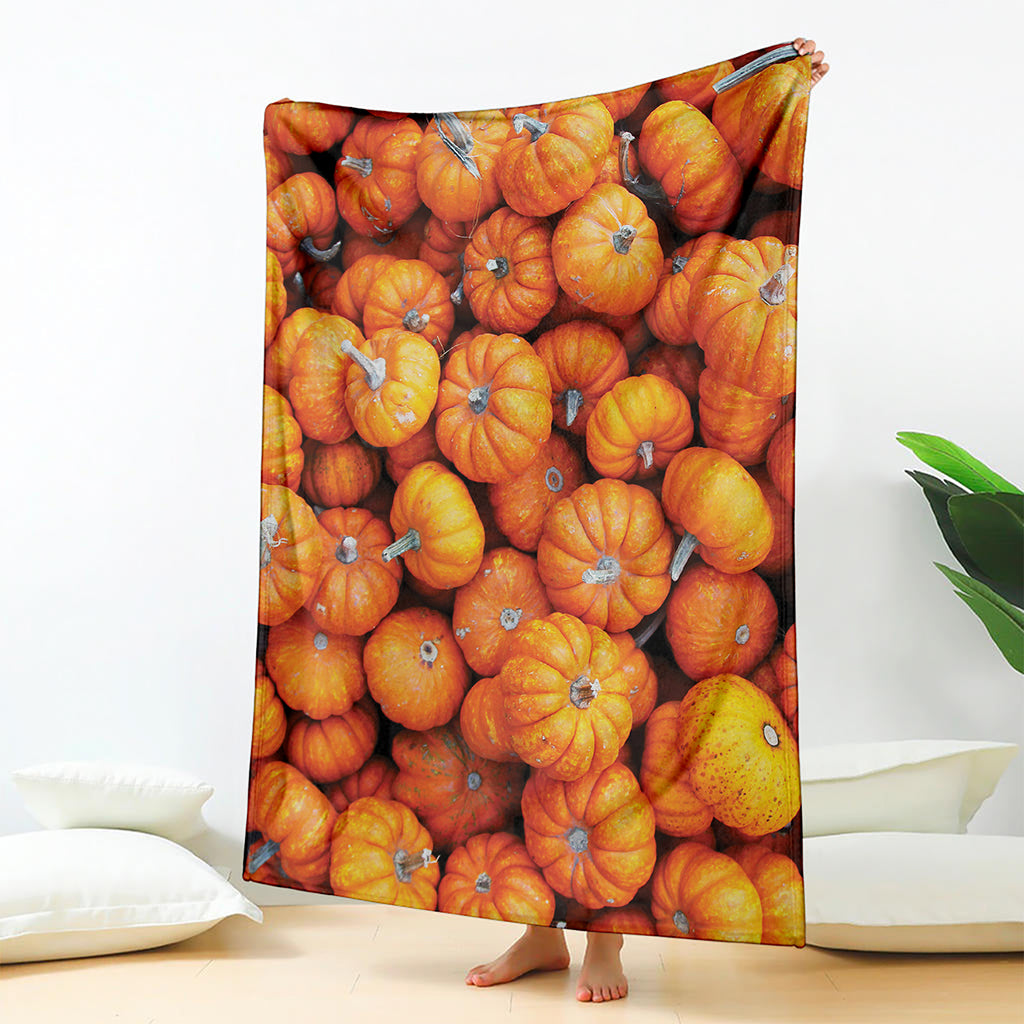 Pumpkin Print Blanket