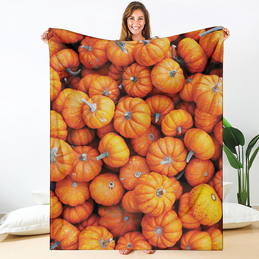 Pumpkin Print Blanket