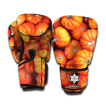 Pumpkin Print Boxing Gloves