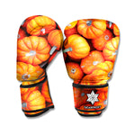 Pumpkin Print Boxing Gloves