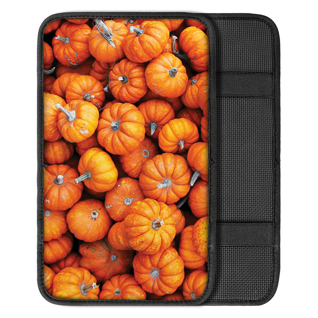 Pumpkin Print Car Center Console Cover