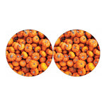 Pumpkin Print Car Coasters