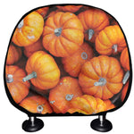 Pumpkin Print Car Headrest Covers