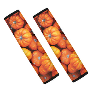 Pumpkin Print Car Seat Belt Covers