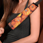 Pumpkin Print Car Seat Belt Covers