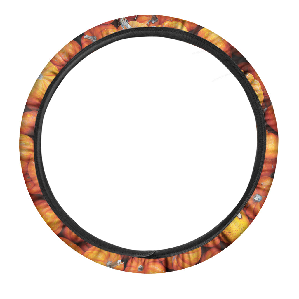 Pumpkin Print Car Steering Wheel Cover