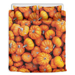 Pumpkin Print Duvet Cover Bedding Set