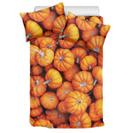 Pumpkin Print Duvet Cover Bedding Set