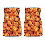 Pumpkin Print Front Car Floor Mats