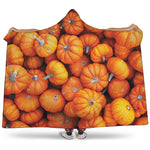 Pumpkin Print Hooded Blanket