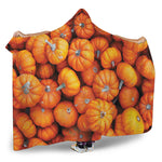 Pumpkin Print Hooded Blanket