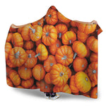 Pumpkin Print Hooded Blanket