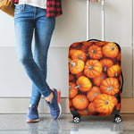 Pumpkin Print Luggage Cover