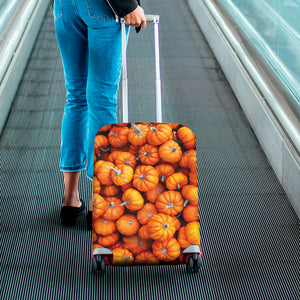 Pumpkin Print Luggage Cover