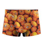 Pumpkin Print Men's Boxer Briefs