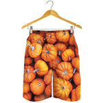 Pumpkin Print Men's Shorts