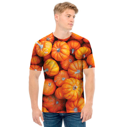 Pumpkin Print Men's T-Shirt