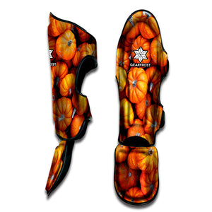 Pumpkin Print Muay Thai Shin Guard