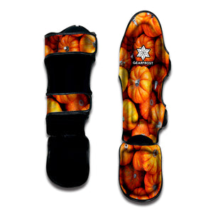 Pumpkin Print Muay Thai Shin Guard