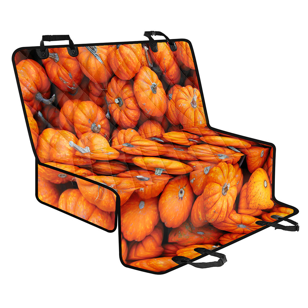 Pumpkin Print Pet Car Back Seat Cover