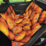 Pumpkin Print Pet Car Back Seat Cover