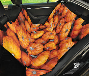 Pumpkin Print Pet Car Back Seat Cover