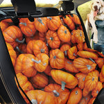 Pumpkin Print Pet Car Back Seat Cover