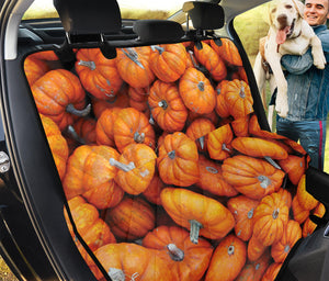 Pumpkin Print Pet Car Back Seat Cover