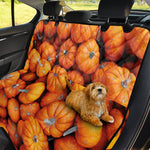 Pumpkin Print Pet Car Back Seat Cover