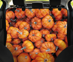 Pumpkin Print Pet Car Back Seat Cover