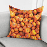 Pumpkin Print Pillow Cover