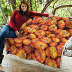 Pumpkin Print Quilt