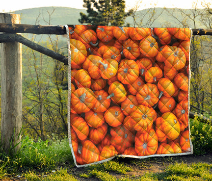Pumpkin Print Quilt